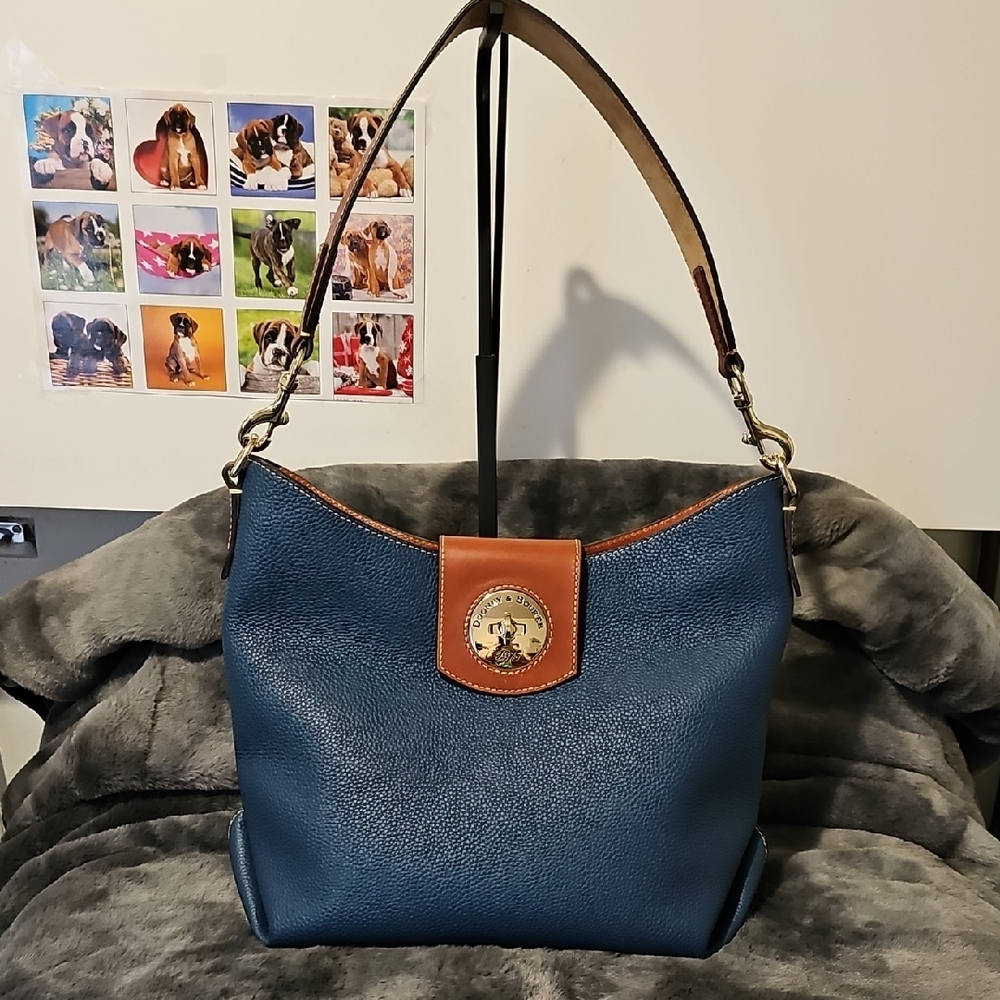 Dooney & Bourke Turnlock Leather Sac